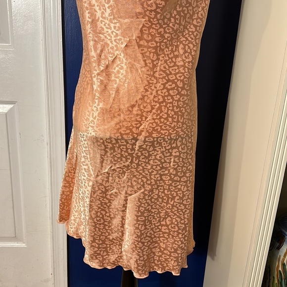 Women’s See You Monday Pink Animal Print Slip Dress Size Large - Picture 3 of 10